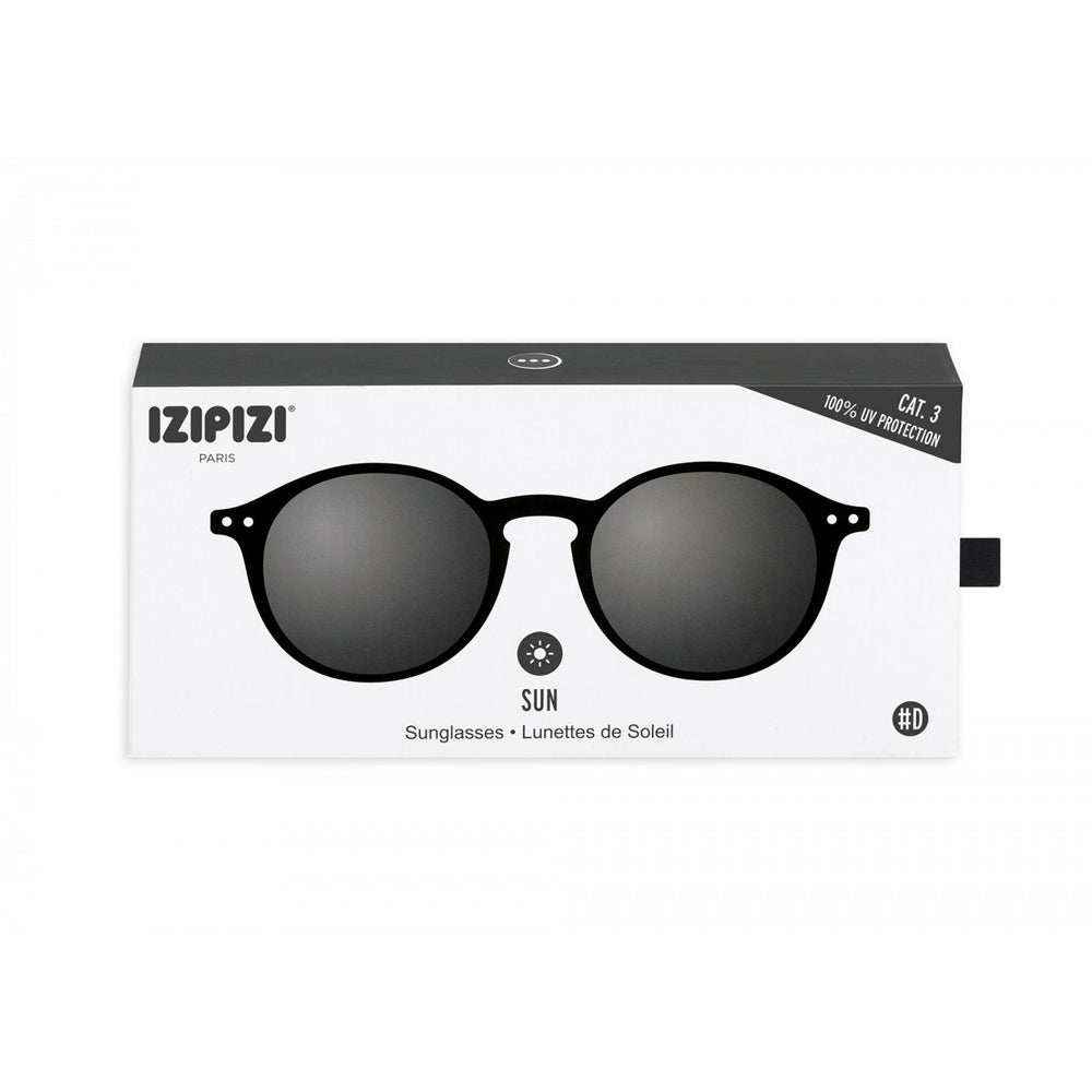 Sunglasses in box packaging.
