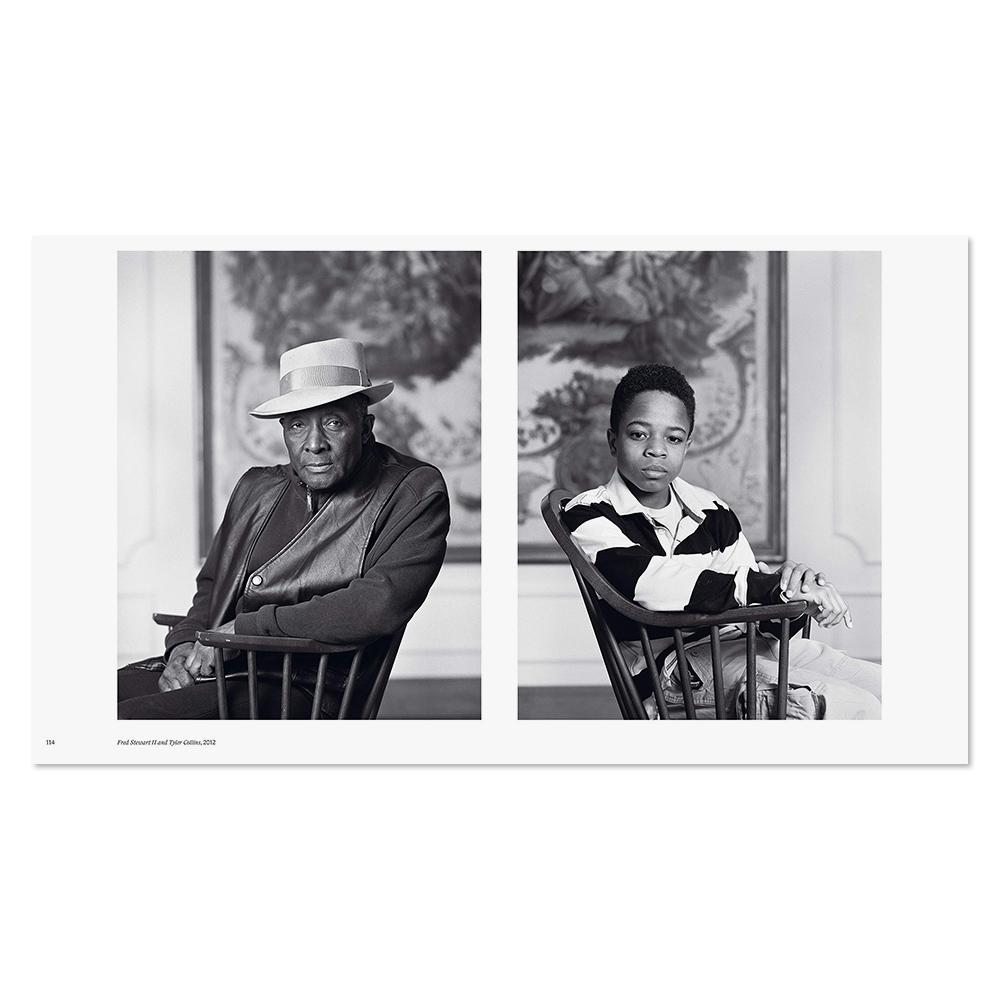 Two black and white portraits from Dawoud Bey: Two American Projects.
