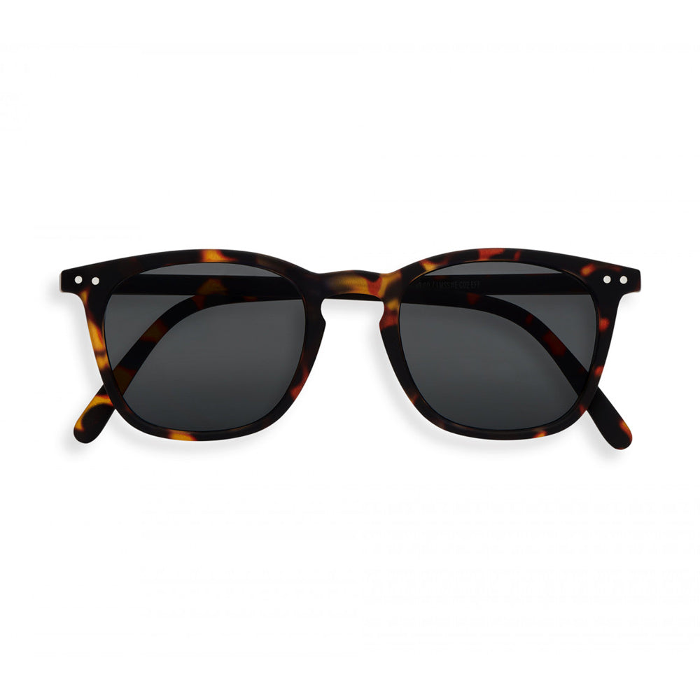 Front view sunglasses with folded arms.