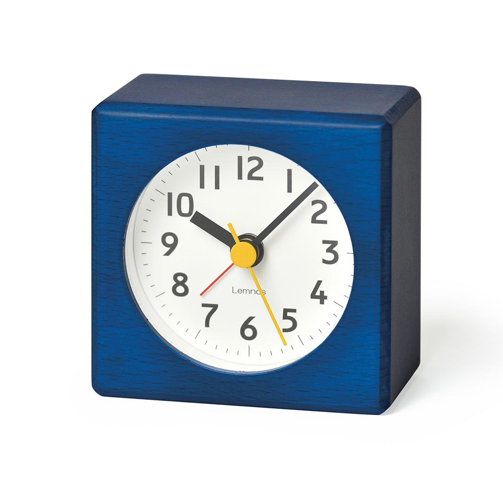 Farbe Alarm Clock: Blue's face.