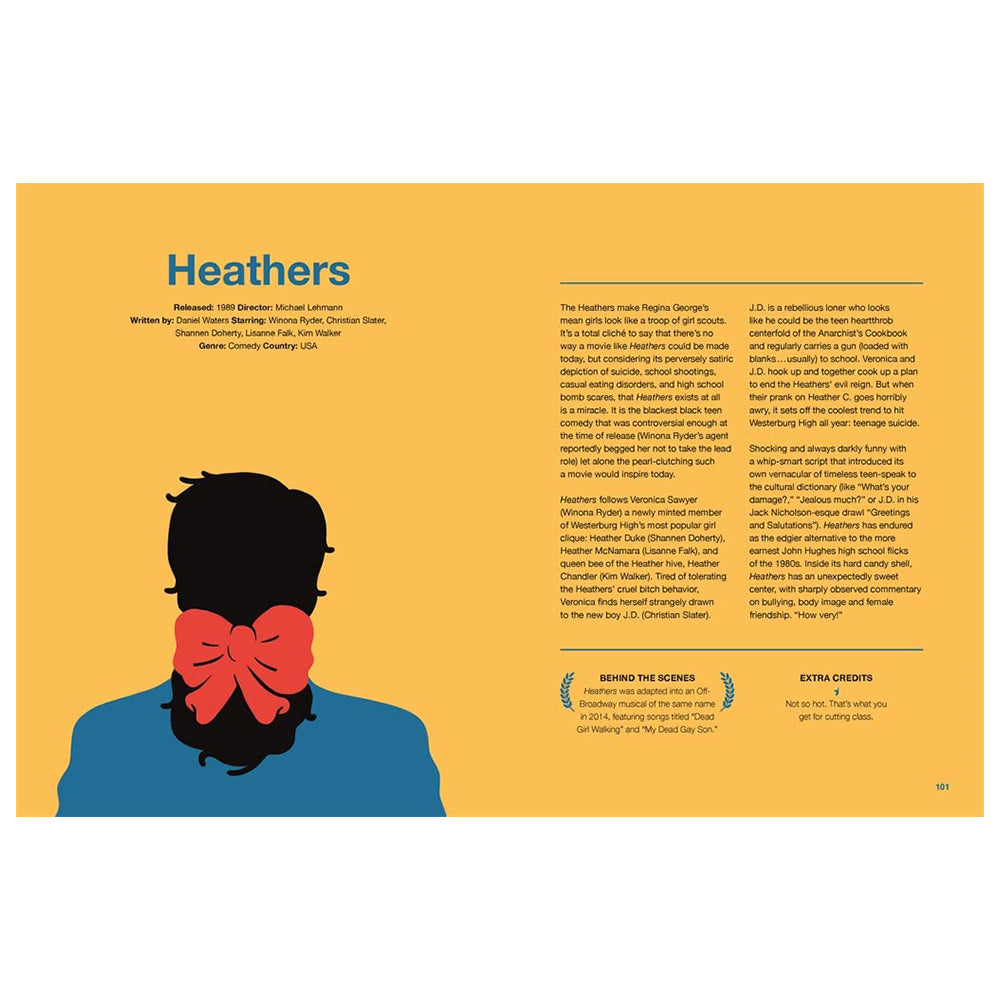 Interior spread: Heathers.