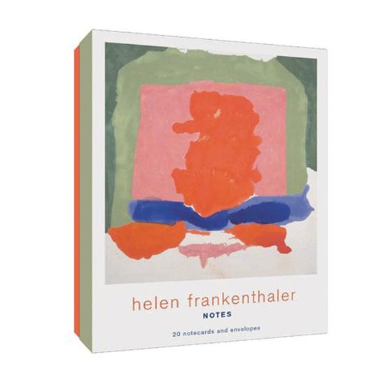 Helen Frankenthaler Boxed Notecard Set&#39;s packaging.