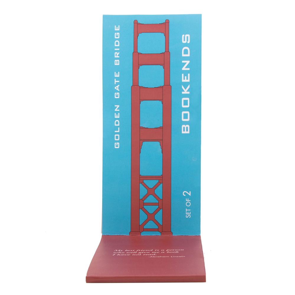 The GG Bridge Bookends&#39; packaging.