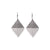 Hannah K Small Confetti silver earrings.