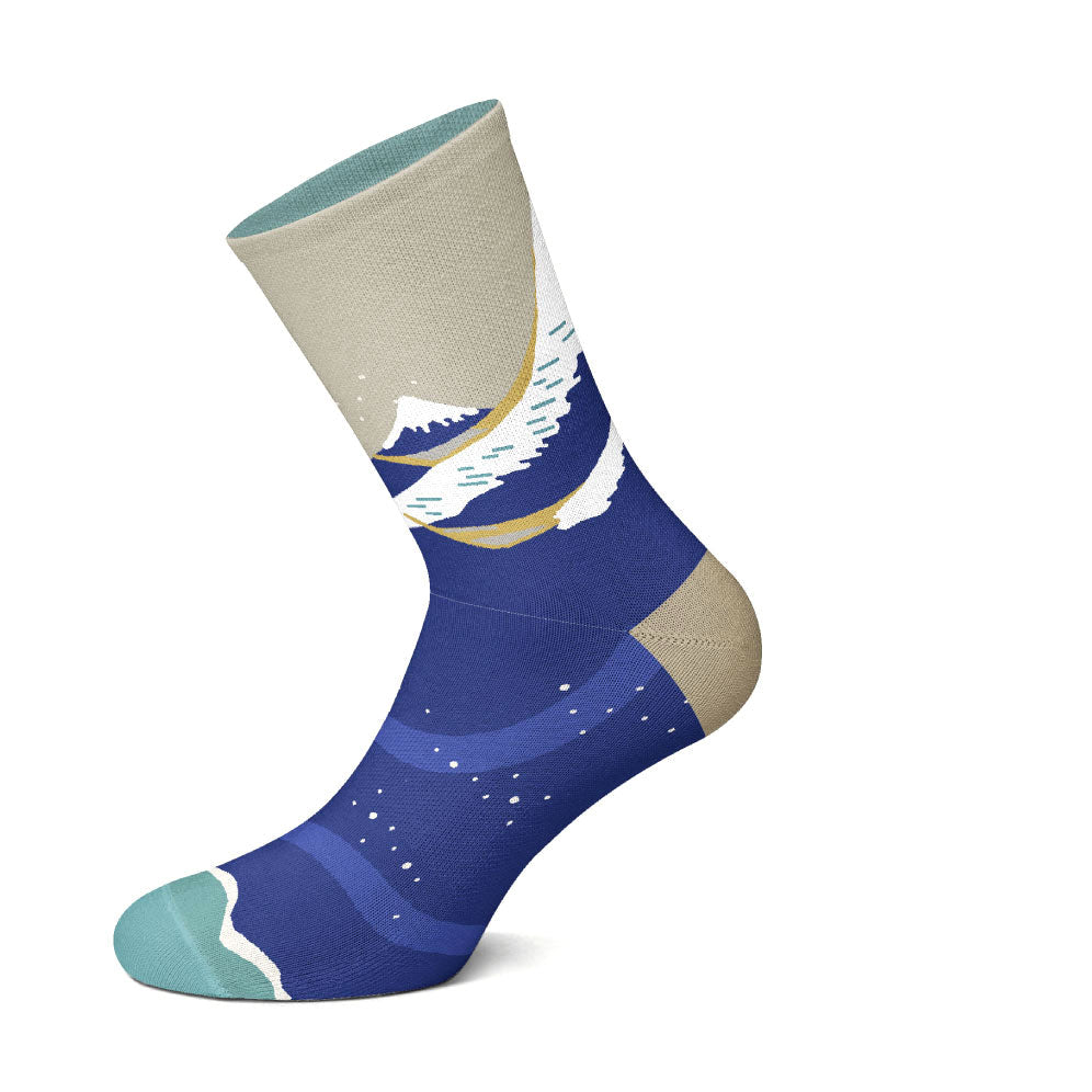 A Hokusai Sock from the left.
