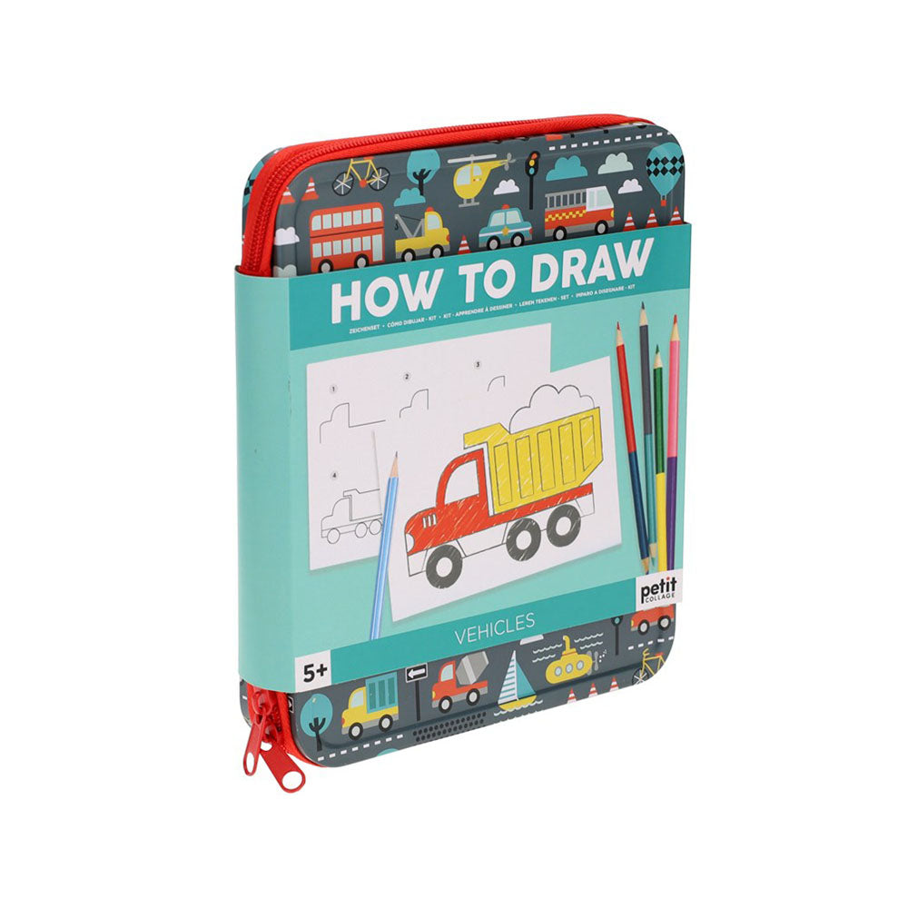 How To Draw Vehicles&#39; packaging displayed.