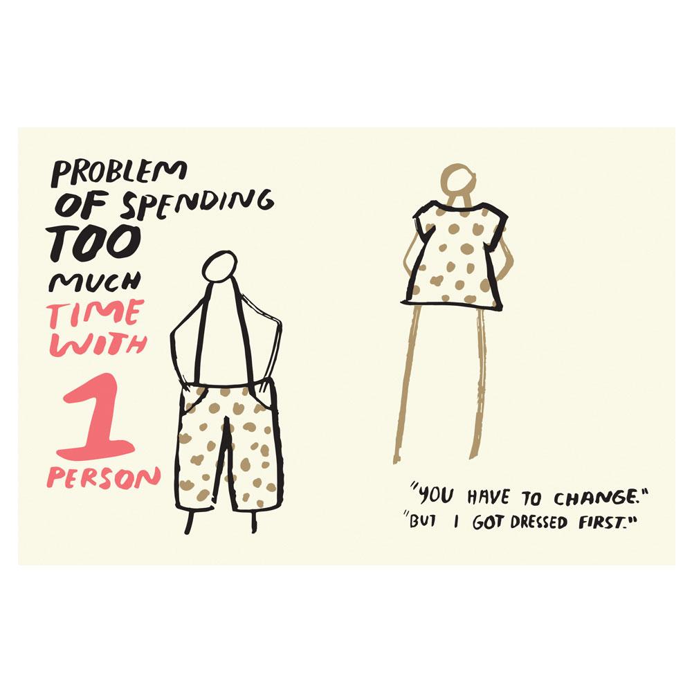 I Like You, I Love You&#39;s &quot;Problem of Spending Too Much Time With 1 Person&quot; illustration.