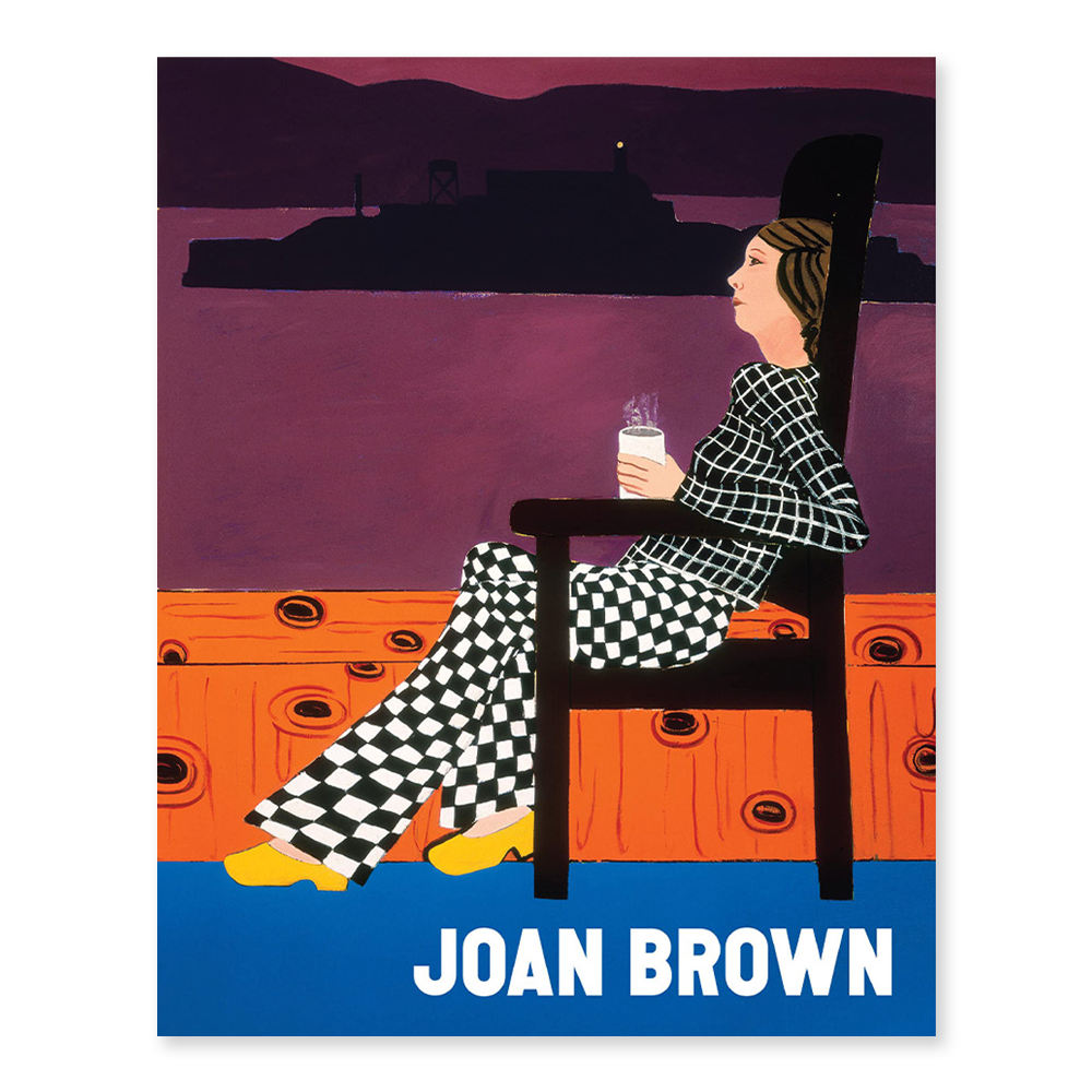 Book cover of Joan Brown's exhibition catalog