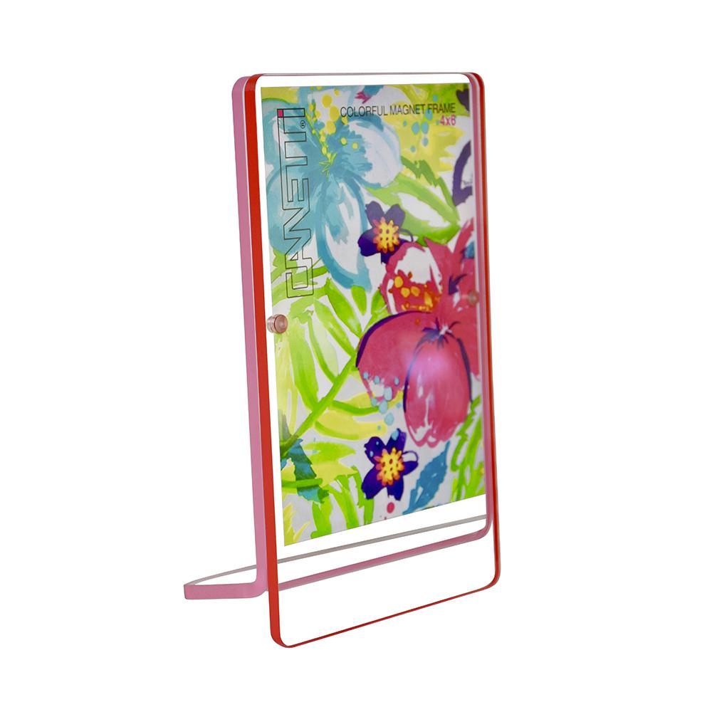 4 x 6-Inch Magnet Frame: Red + Pink - SFMOMA Museum Store