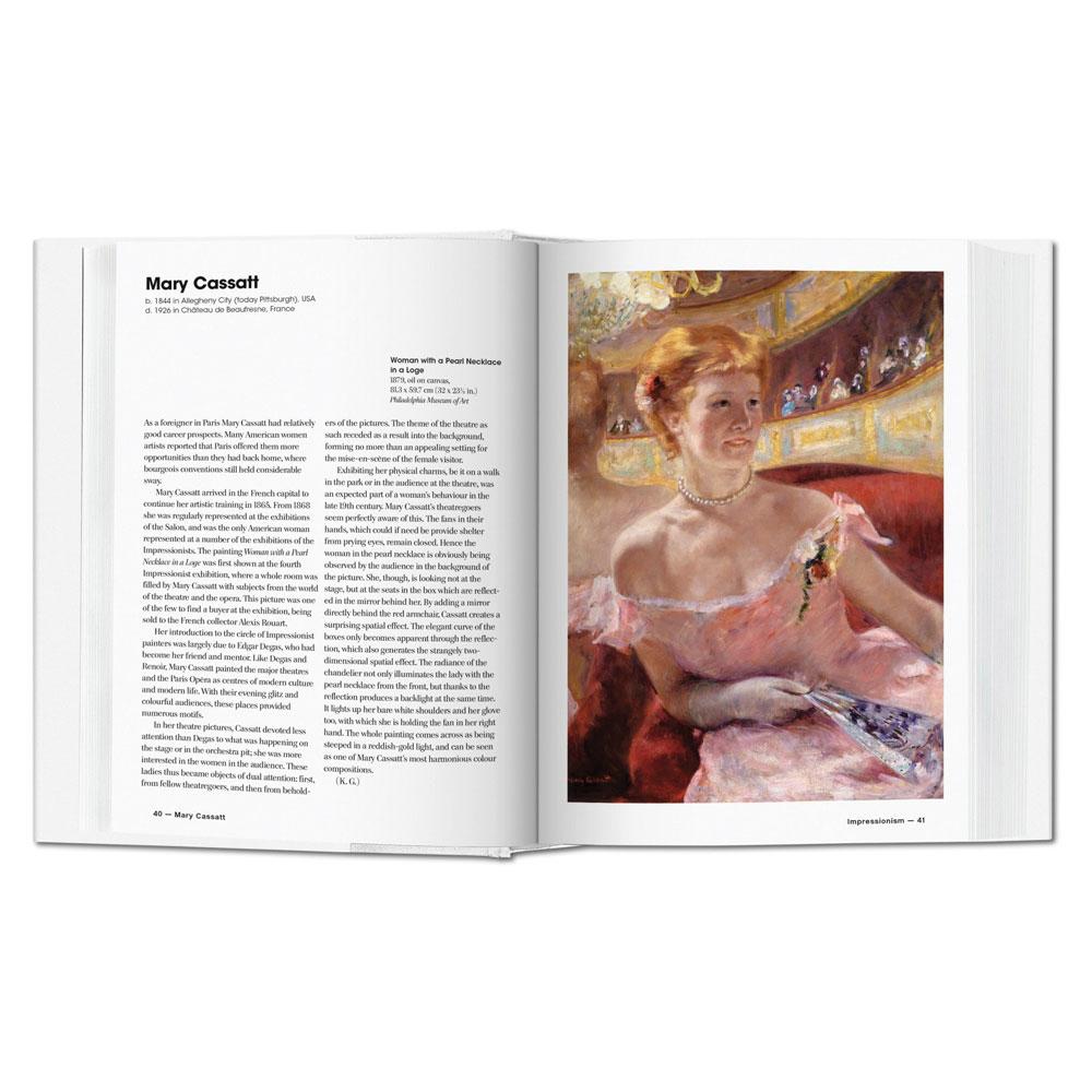 Spread on Mary Cassat in the &#39;Impressionism&#39; chapter.