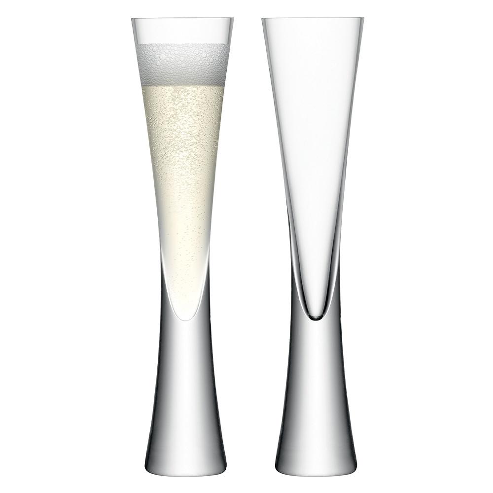 LSA Iridescent Champagne Flutes, Set of 2