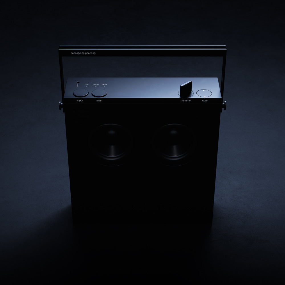 Front view magic radio on display.