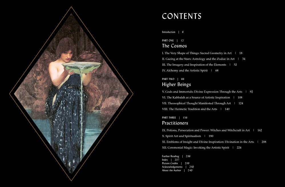 The Art Of The Occult&#39;s table of contents.
