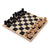 Top view chess set.