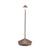 Pina Lamp in Rust by Zafferano on white.