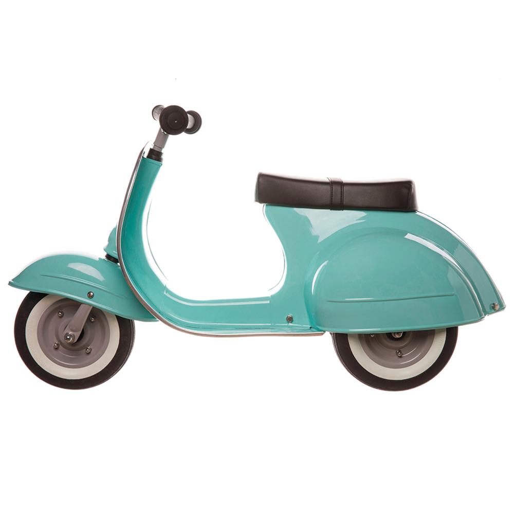 Primo Ride-On Scooter: Mint side view.