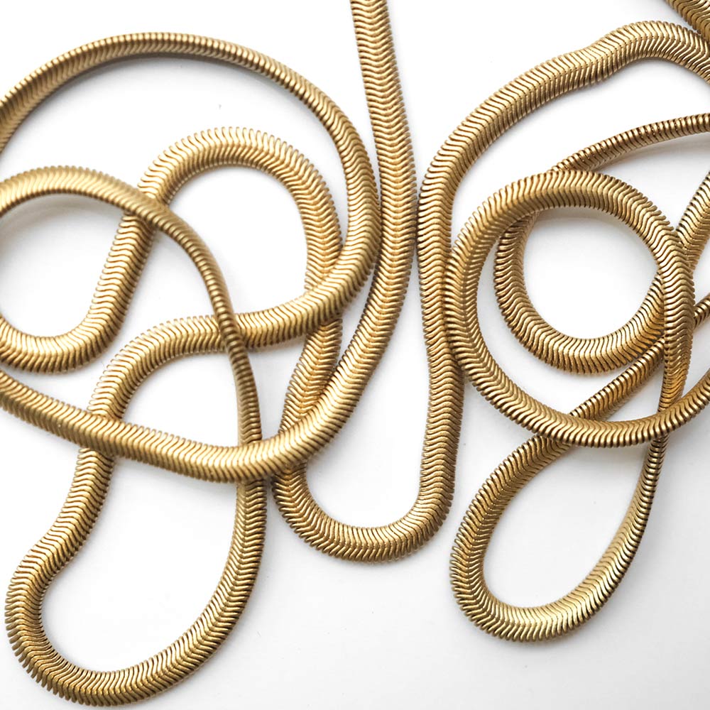 Sarah Cavender 36 inch Gold Snake Chain necklace.