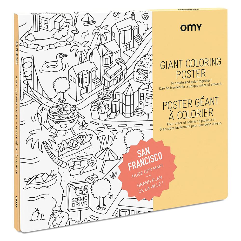 How to make a huge coloring poster
