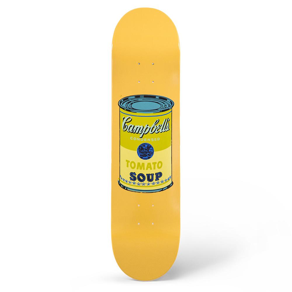 Warhol Soup Can Skateboard: Beige - SFMOMA Museum Store