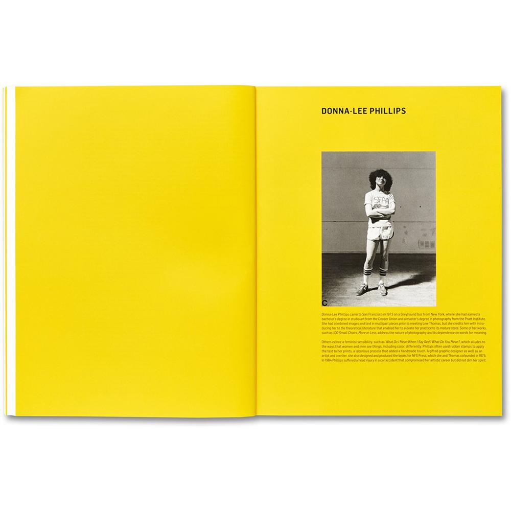The Donna-Lee Phillips section of Thought Pieces: 1970s Photographs by Lew Thomas, Donna-Lee Philips, and Hal Fischer.
