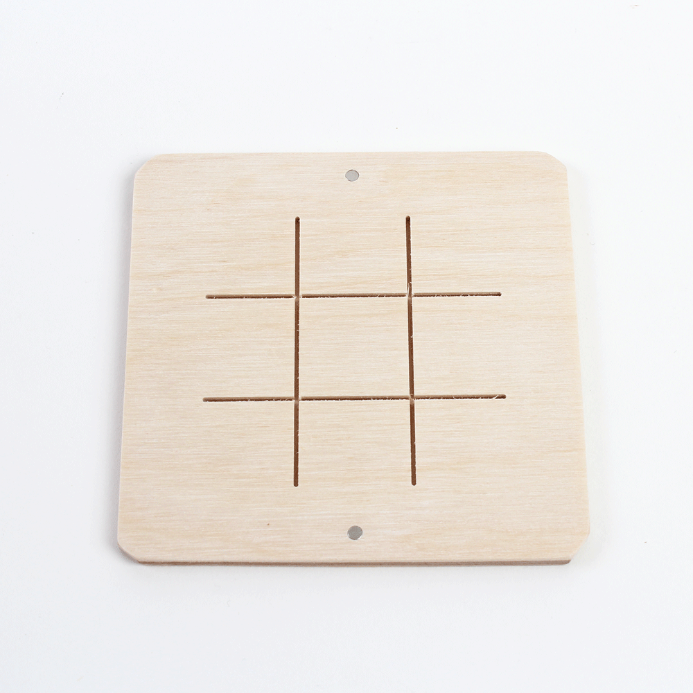 GIF of Love Tic-Tac-Toe on white background.