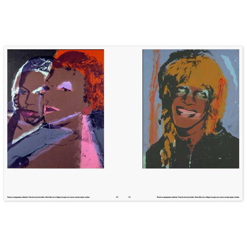 Two painting plates from Andy Warhol: From A to B and Back Again.