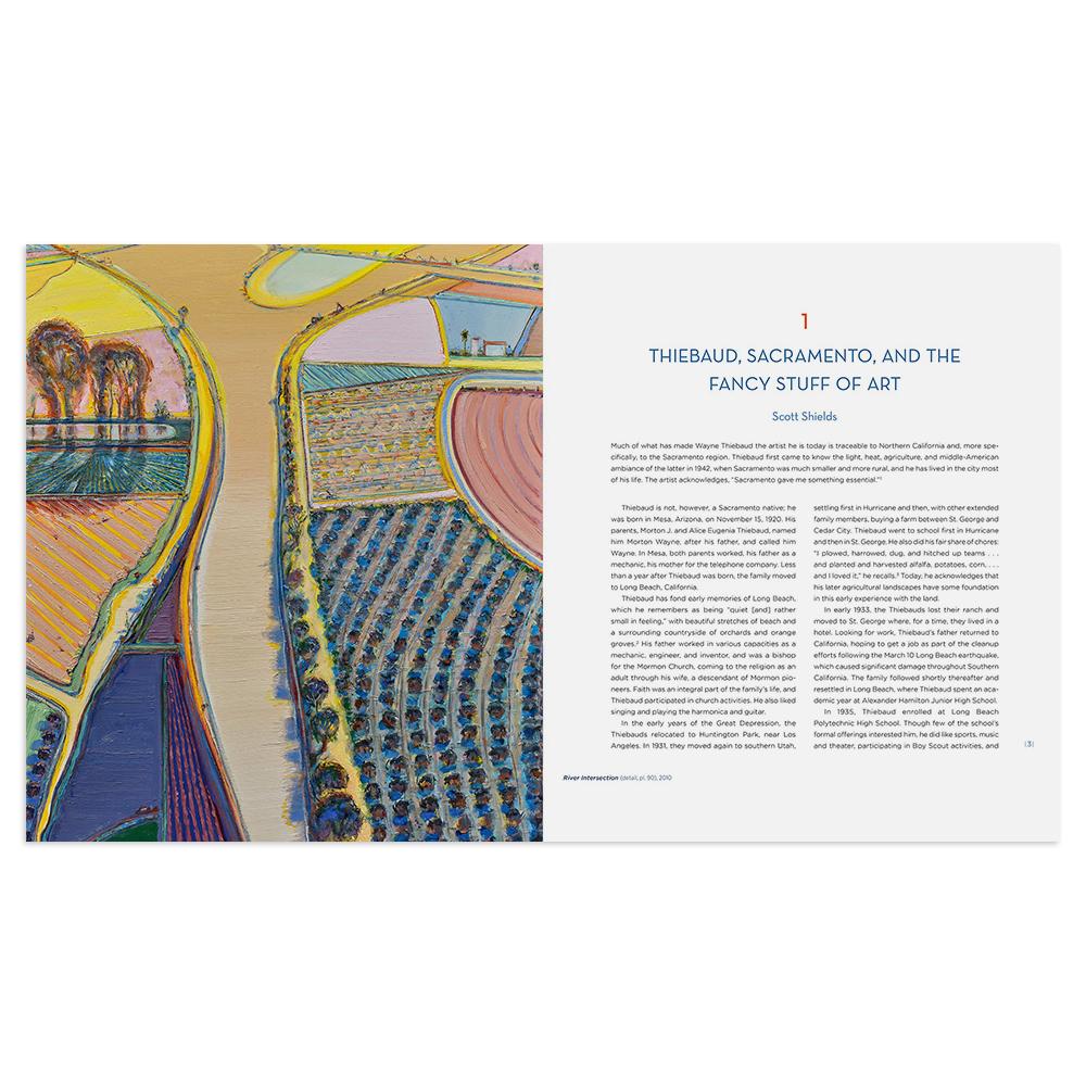 Wayne Thiebaud 100: Paintings Prints and Drawings' front cover.