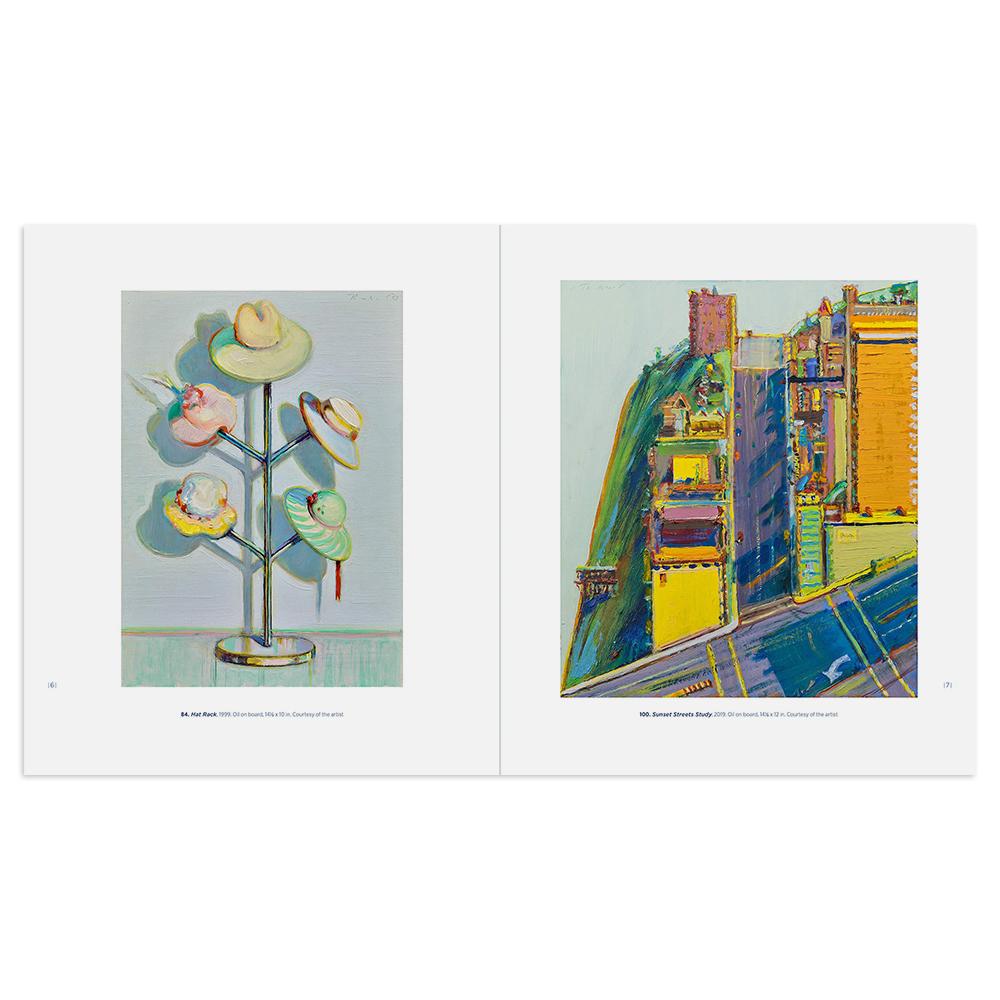 Two Thiebaud paintings featured in Wayne Thiebaud 100: Paintings Prints and Drawings.