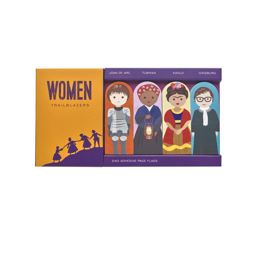Women Trailblazer Sticky Notes&#39; packaging.