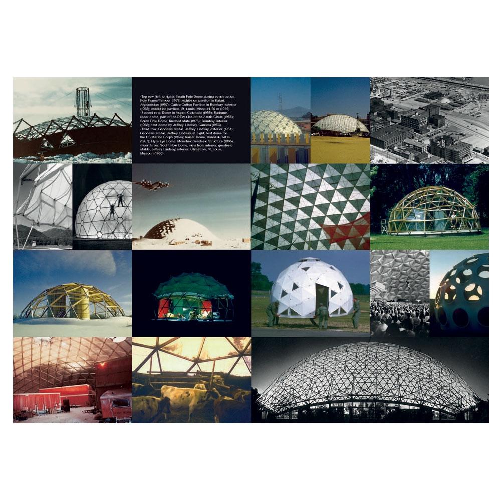 Dome photo grid page from R. Buckminster Fuller: Your Private Sky.